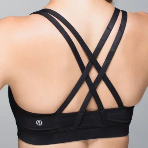 lululemon athletica Other - Lululemon Black "Energy" Sports Active Bra 8